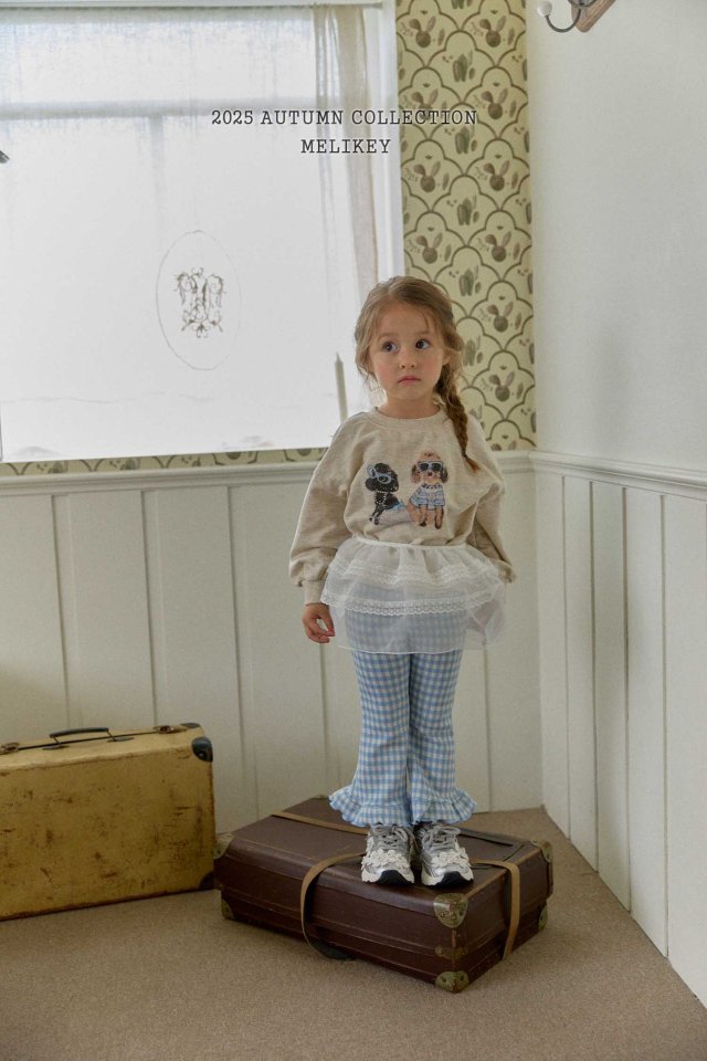 [melikey] Poodle sweatshirt_2colors