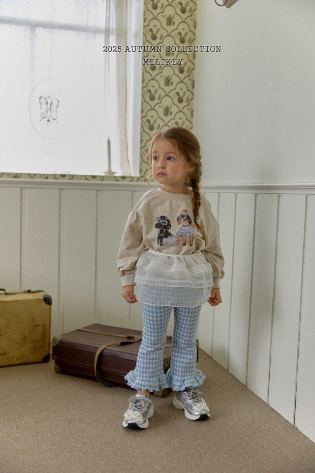 [melikey] Poodle sweatshirt_2colors