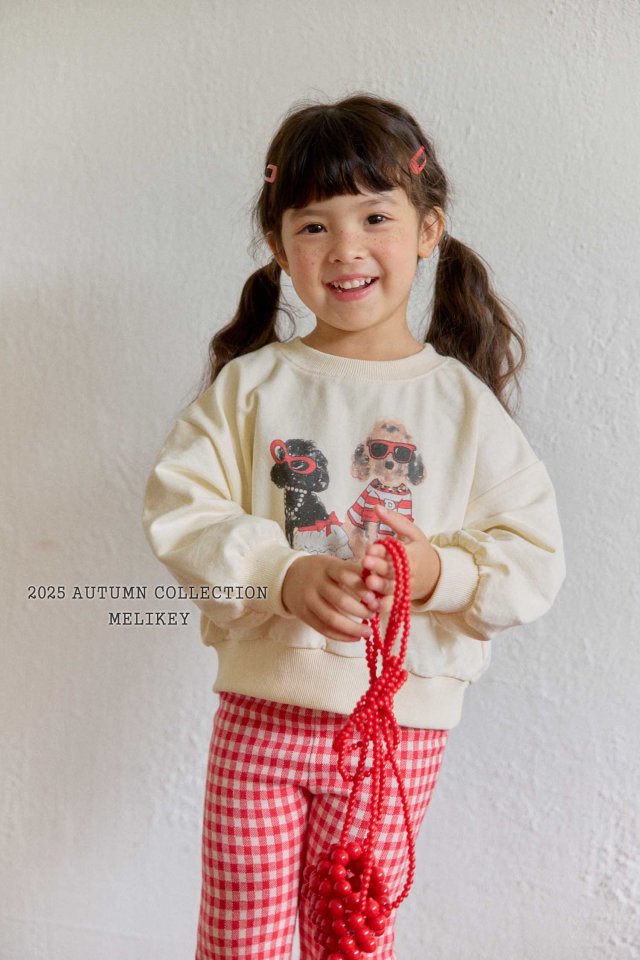[melikey] Poodle sweatshirt_2colors