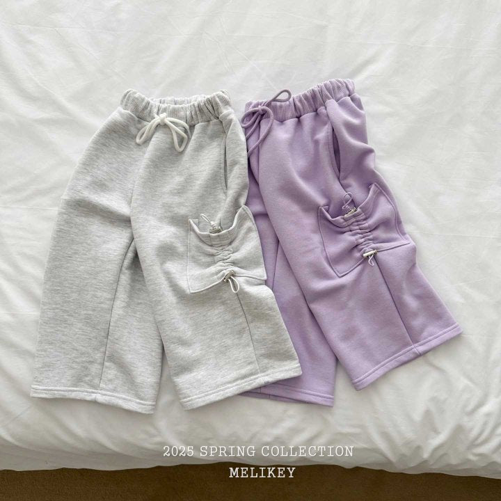 [melikey] Cargo Ribbon Pants_2colors