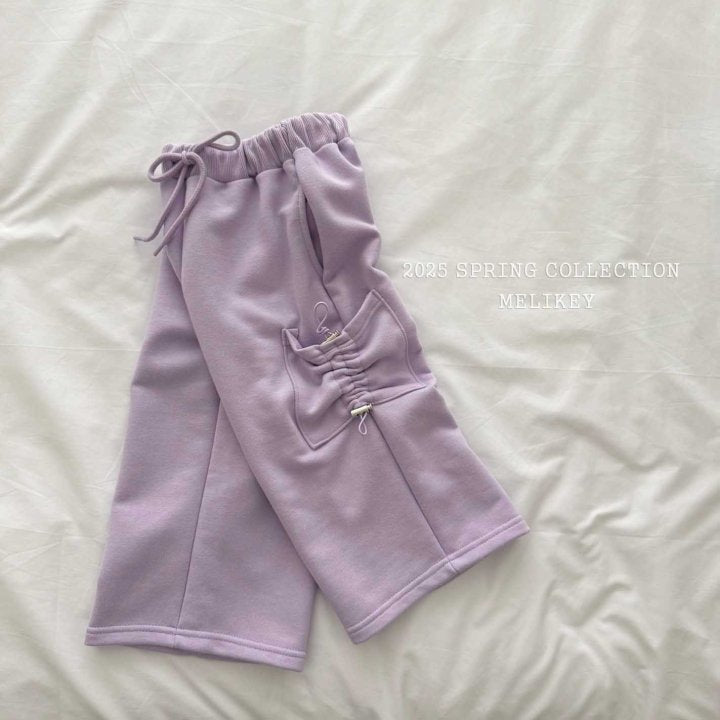 [melikey] Cargo Ribbon Pants_2colors