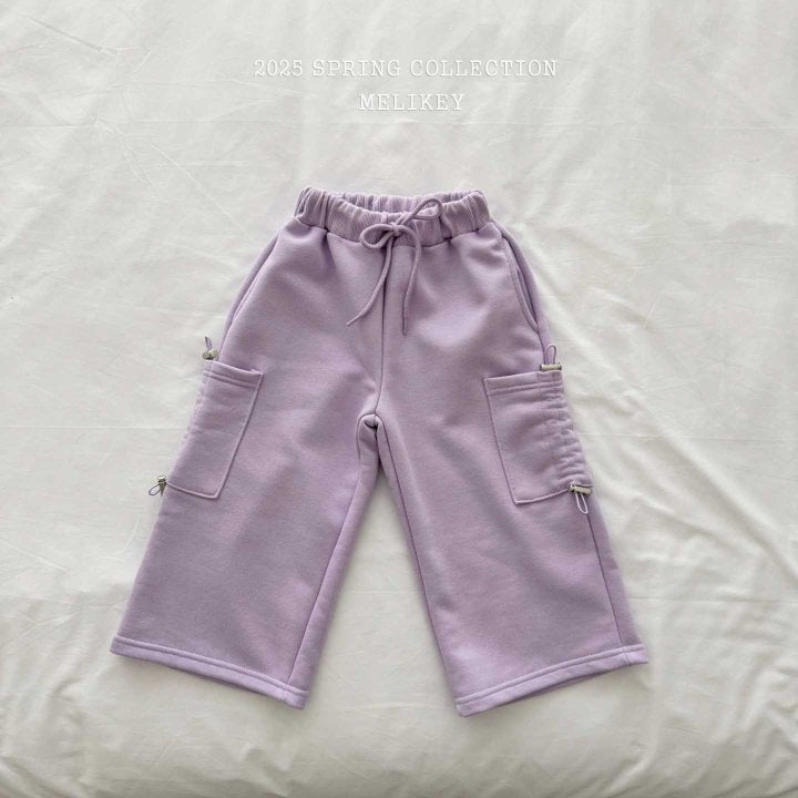 [melikey] Cargo Ribbon Pants_2colors