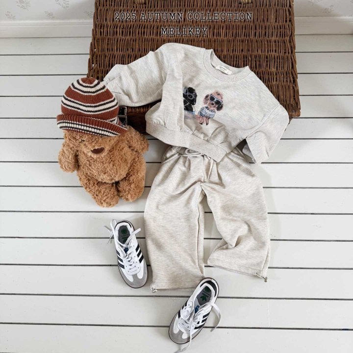 [melikey] Poodle sweatshirt_2colors