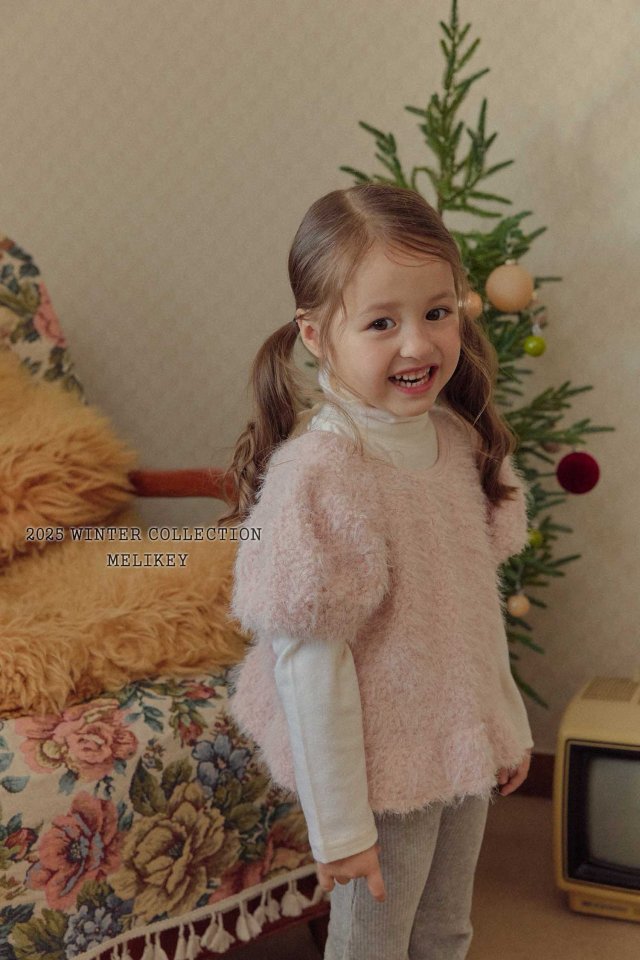 [melikey] Pastel Ribbon Tee_2colors