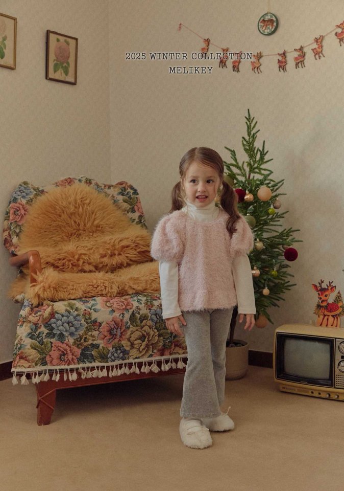 [melikey] Pastel Ribbon Tee_2colors