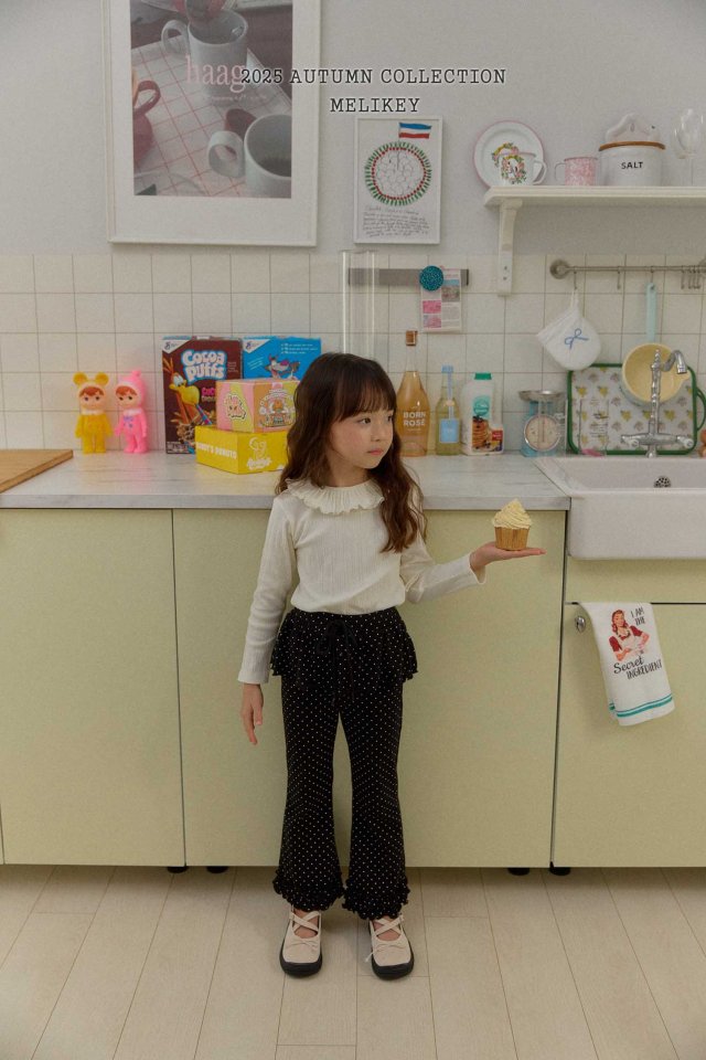 [melikey] Petit frill T-shirt_3colors