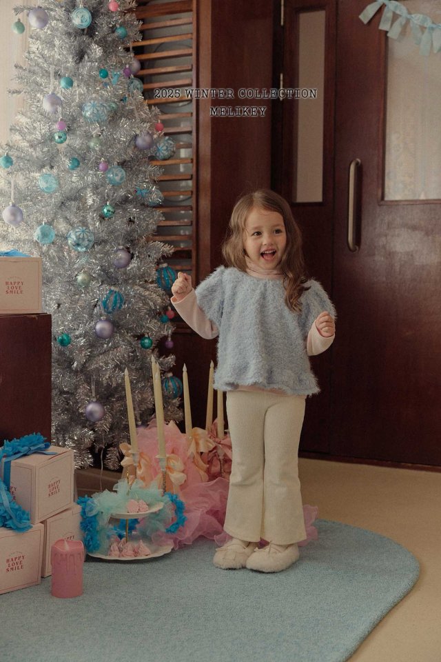 [melikey] Pastel Ribbon Tee_2colors