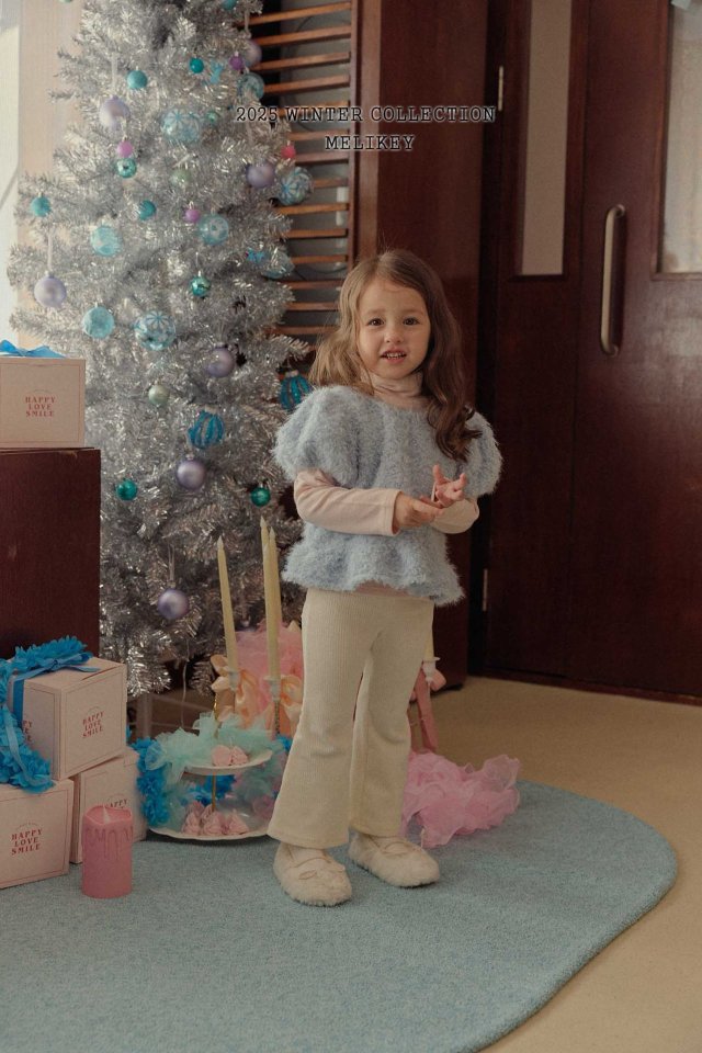 [melikey] Pastel Ribbon Tee_2colors