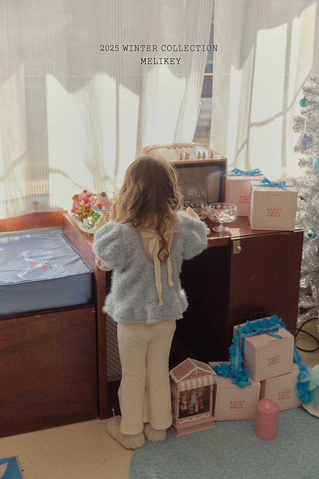 [melikey] Pastel Ribbon Tee_2colors