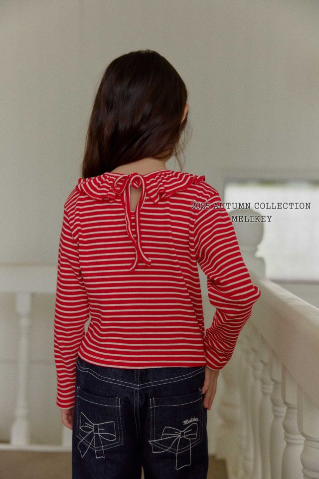 [melikey] Petit frill T-shirt_3colors