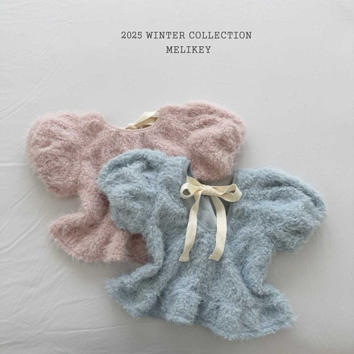 [melikey] Pastel Ribbon Tee_2colors