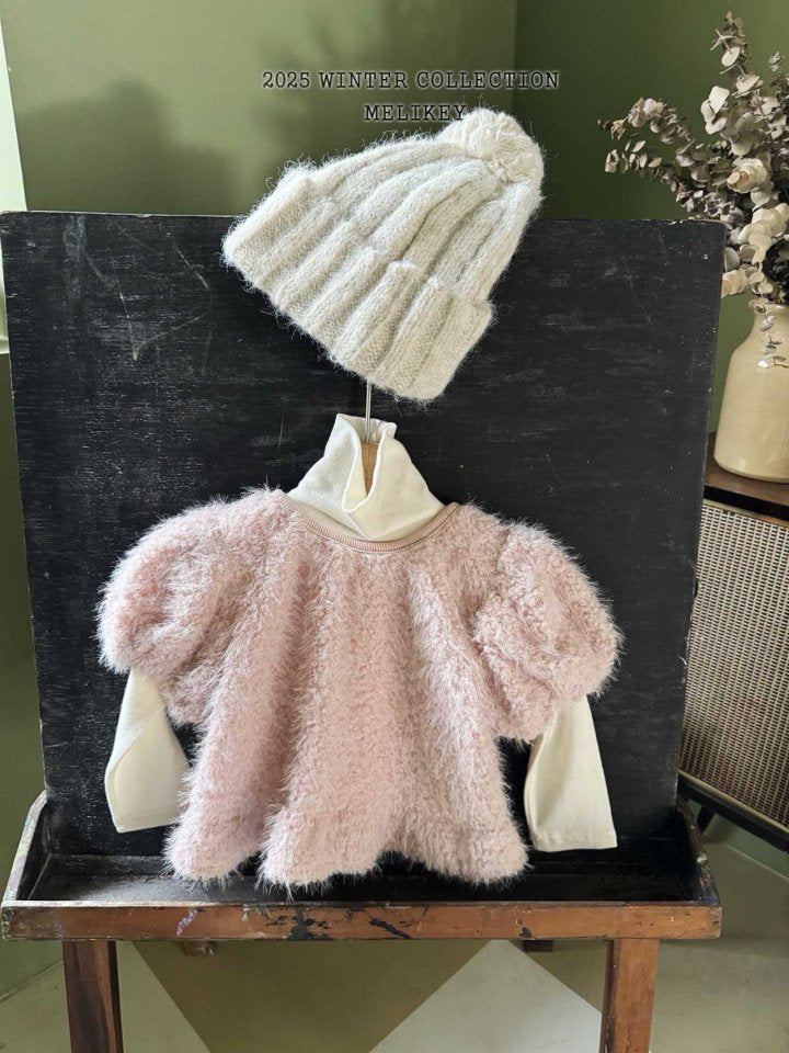 [melikey] Pastel Ribbon Tee_2colors