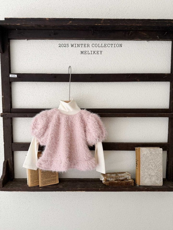 [melikey] Pastel Ribbon Tee_2colors