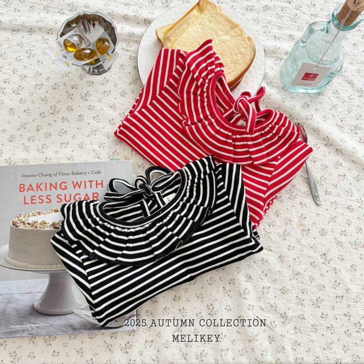[melikey] Petit frill T-shirt_3colors