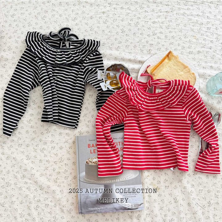 [melikey] Petit frill T-shirt_3colors