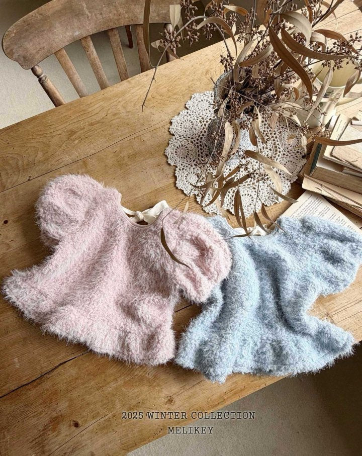 [melikey] Pastel Ribbon Tee_2colors