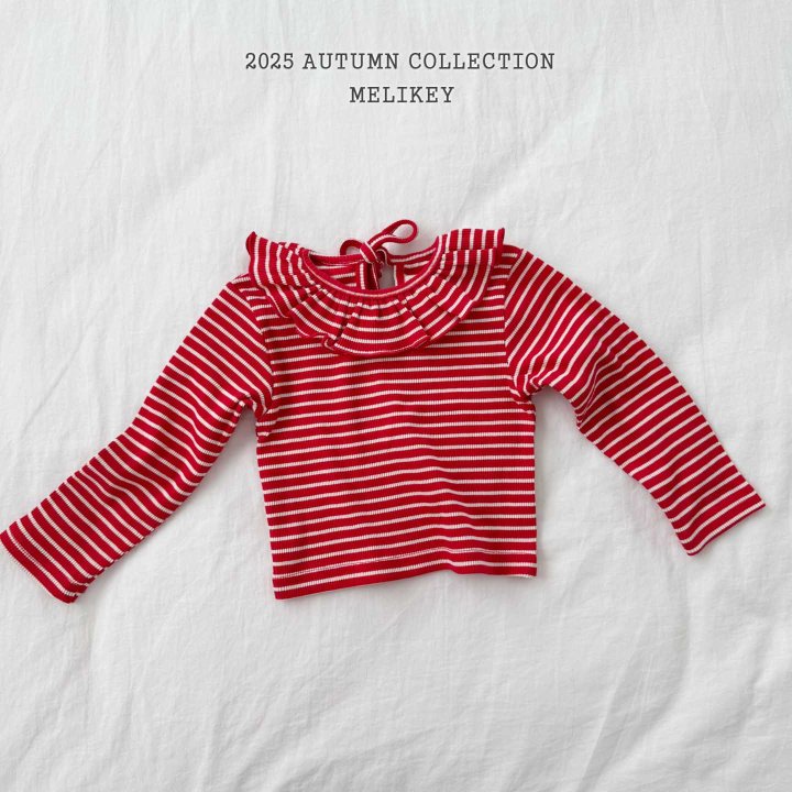 [melikey] Petit frill T-shirt_3colors