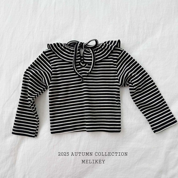 [melikey] Petit frill T-shirt_3colors