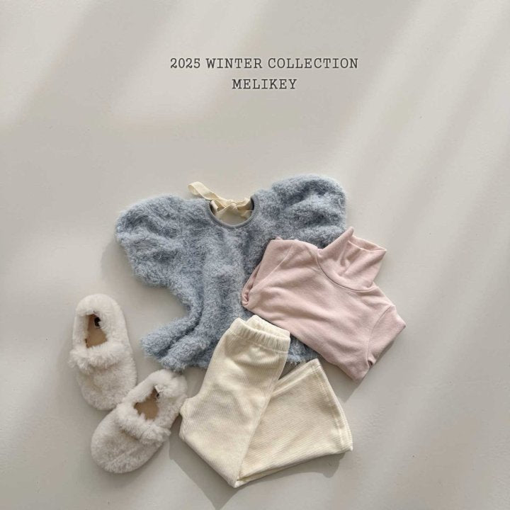 [melikey] Pastel Ribbon Tee_2colors