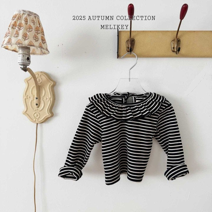 [melikey] Petit frill T-shirt_3colors