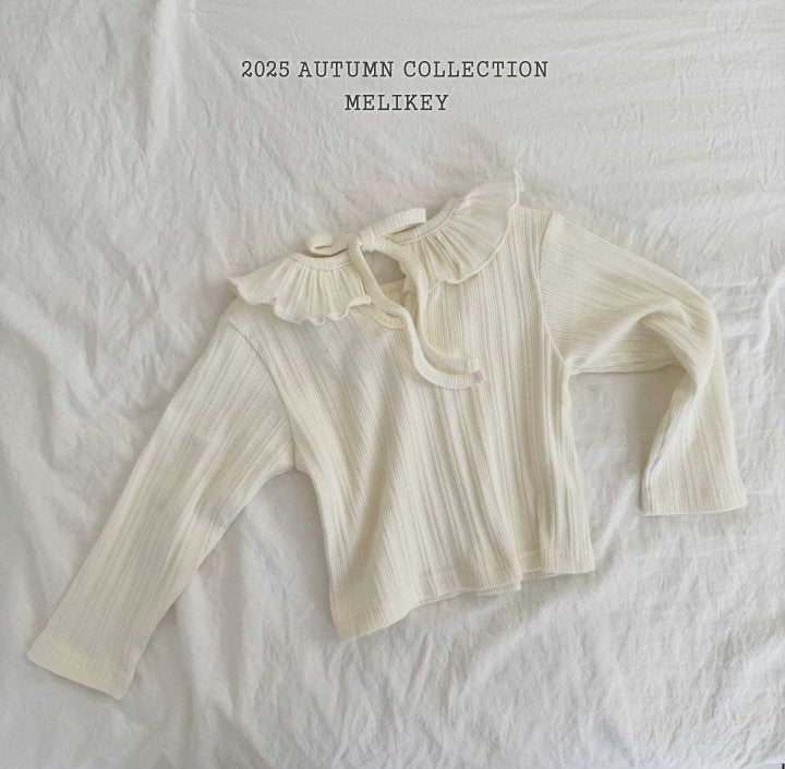 [melikey] Petit frill T-shirt_3colors