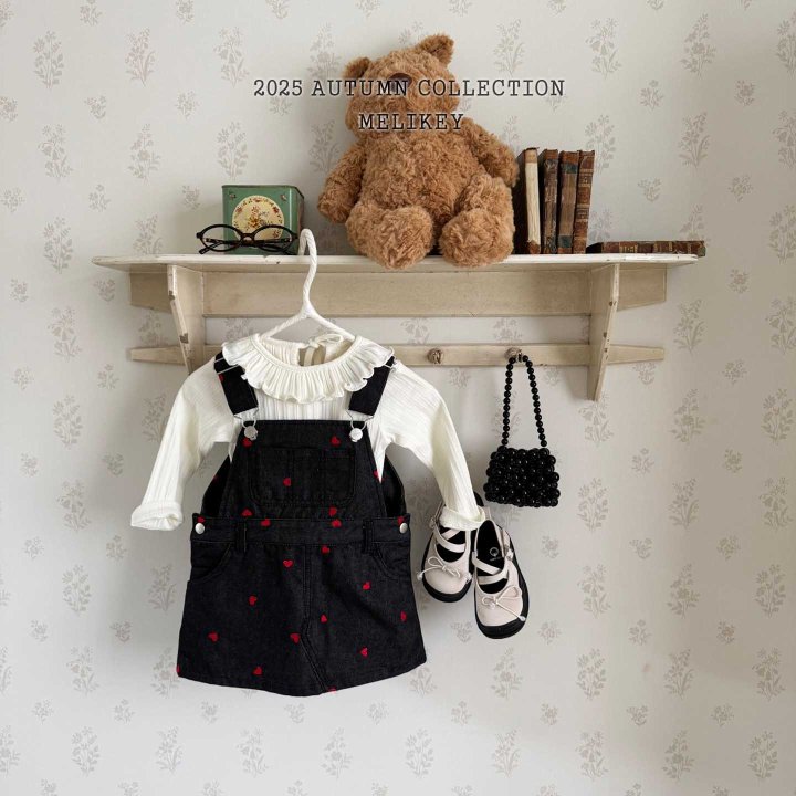 [melikey] Petit frill T-shirt_3colors