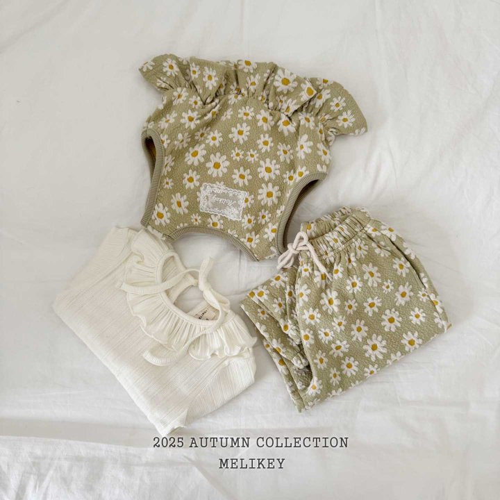 [melikey] Petit frill T-shirt_3colors