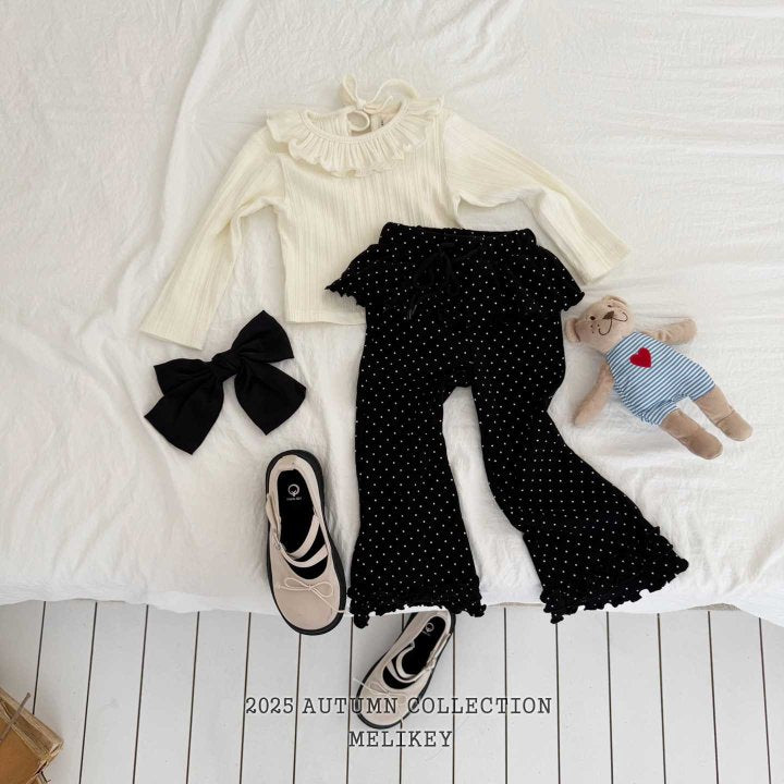 [melikey] Petit frill T-shirt_3colors