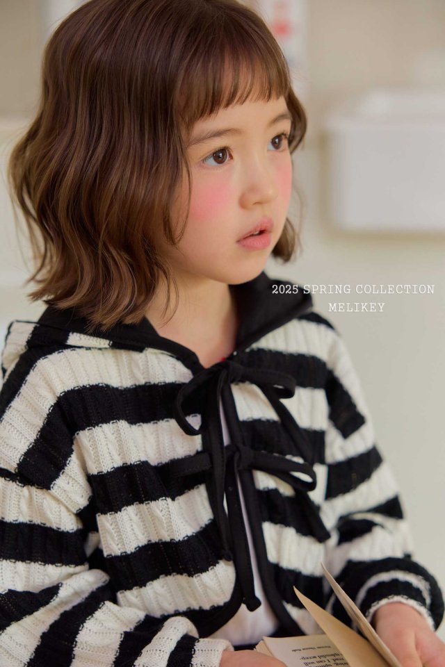 [melikey] Hoodie Knit Bolero Cardigan_2colors