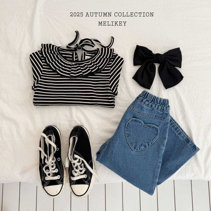 [melikey] Petit frill T-shirt_3colors