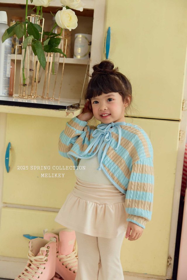 [melikey] Hoodie Knit Bolero Cardigan_2colors