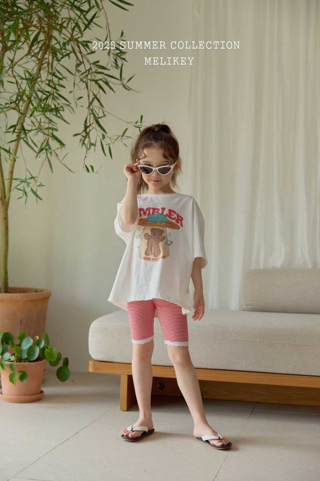 [melikey] Lace Lib 5-quarter Leggings_3color