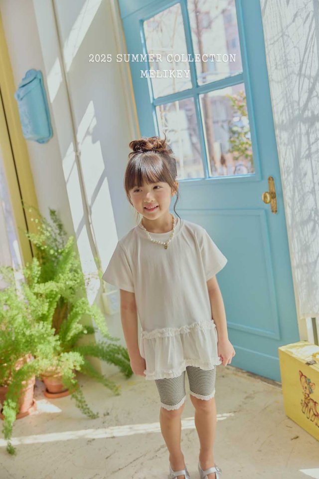 [melikey] Lace Lib 5-quarter Leggings_3color