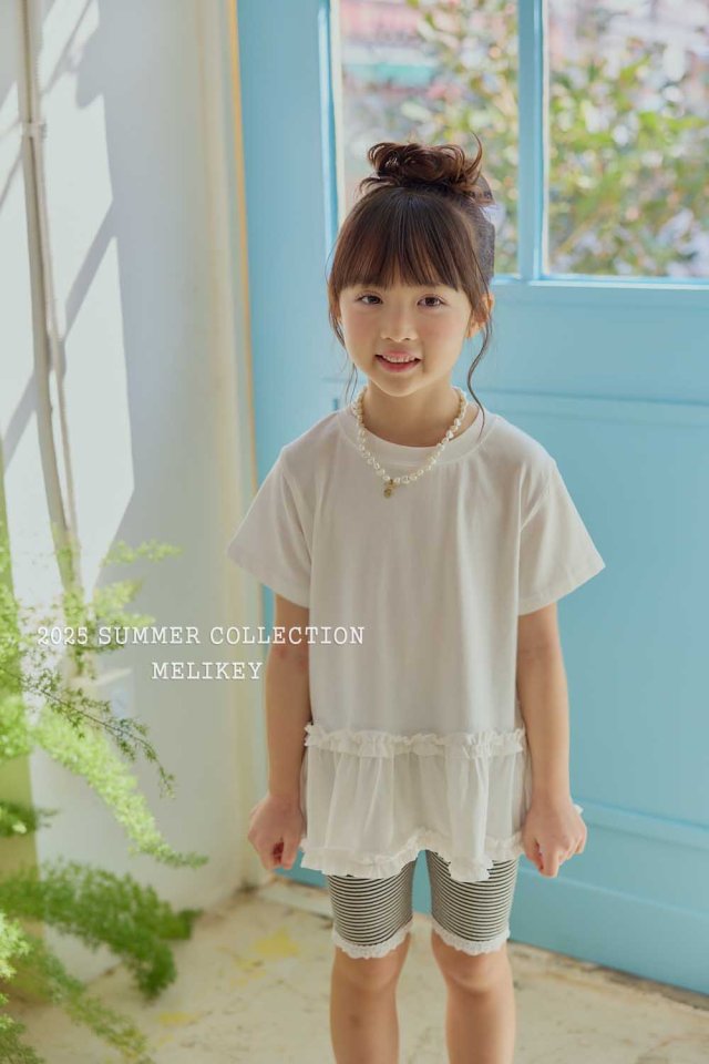 [melikey] Lace Lib 5-quarter Leggings_3color