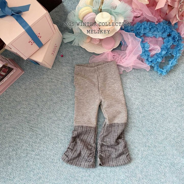 [melikey] Wide Ribbed Shirred Leggings_2colors