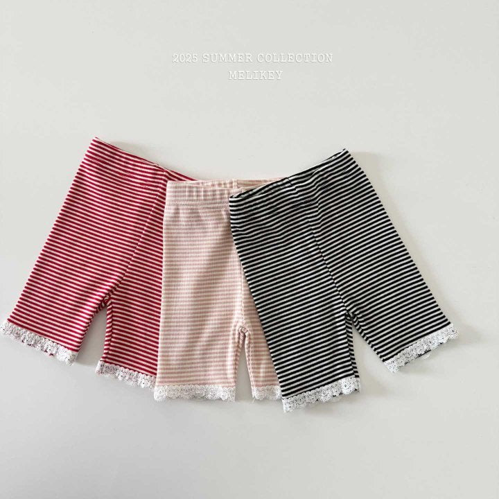 [melikey] Lace Lib 5-quarter Leggings_3color
