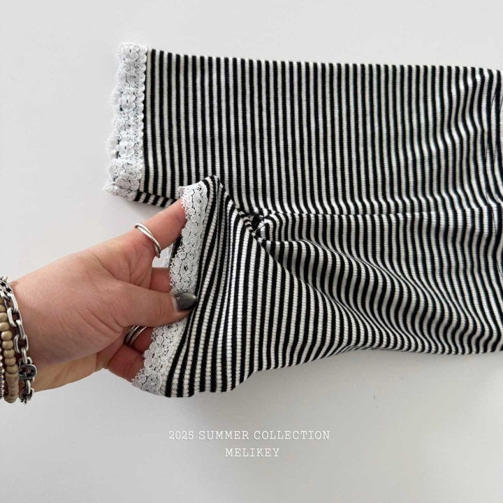 [melikey] Lace Lib 5-quarter Leggings_3color