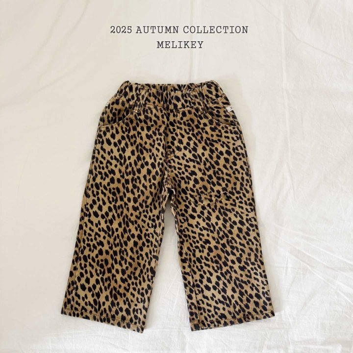 [melikey] leopard Lace pants_Beige
