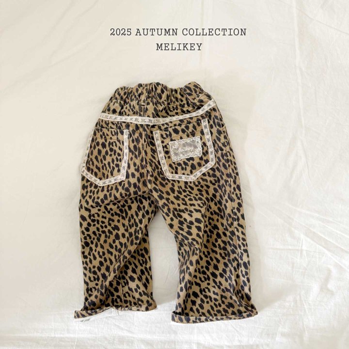 [melikey] leopard Lace pants_Beige