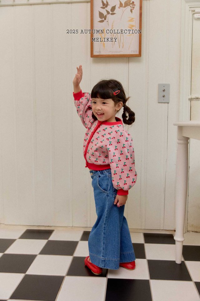 [melikey] Two Ribbon Denim pants_Denim