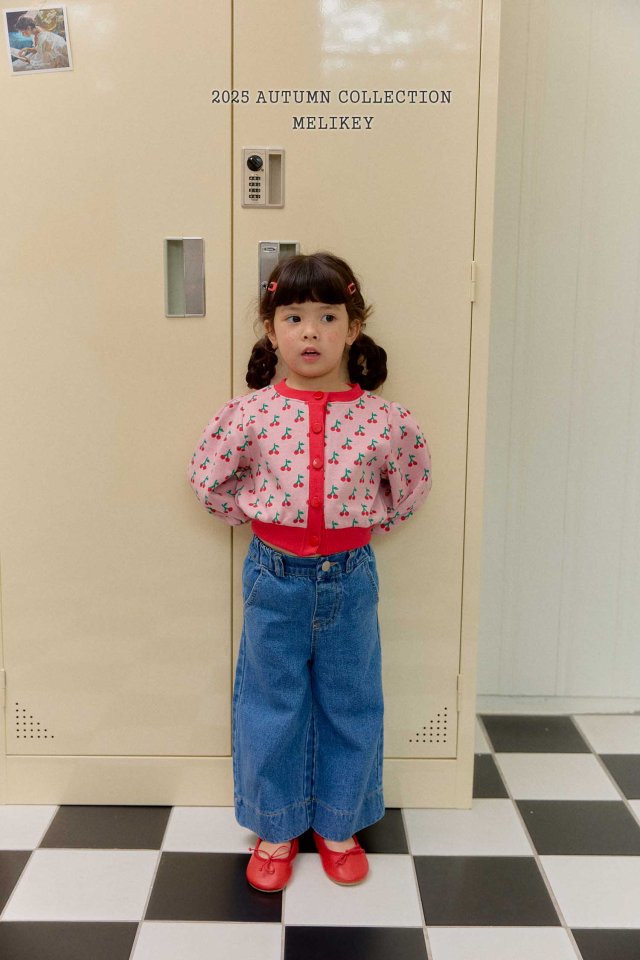 [melikey] Two Ribbon Denim pants_Denim