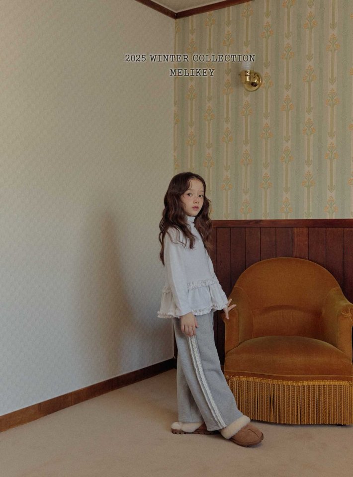 [melikey] Tutu Frill Turtleneck Top_3colors