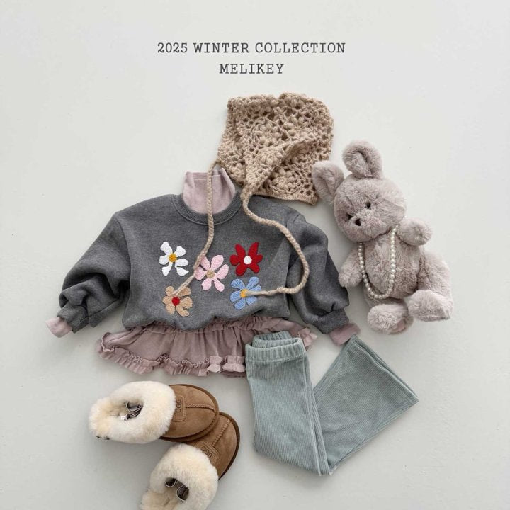 [melikey] Tutu Frill Turtleneck Top_3colors