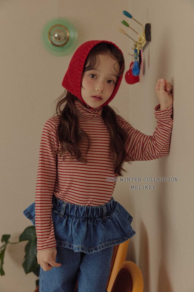 [melikey] Merry Stripe Turtleneck_2colors