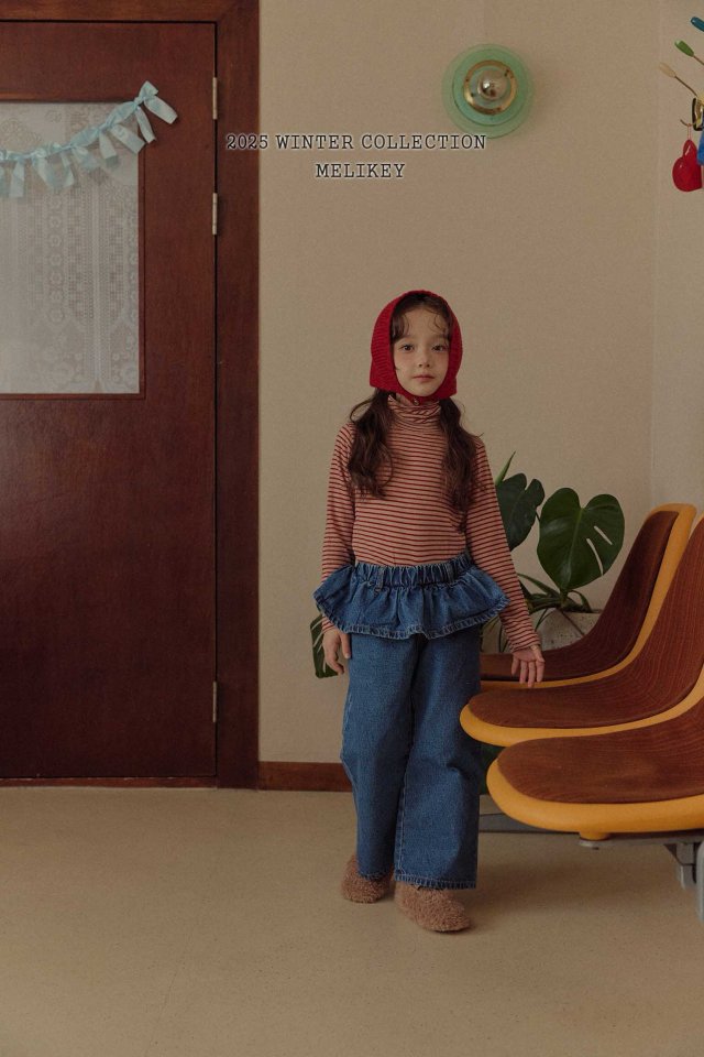 [melikey] Merry Stripe Turtleneck_2colors