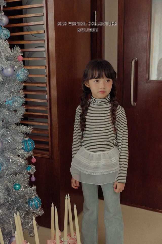[melikey] Merry Stripe Turtleneck_2colors