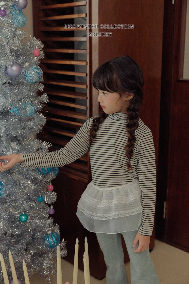 [melikey] Merry Stripe Turtleneck_2colors