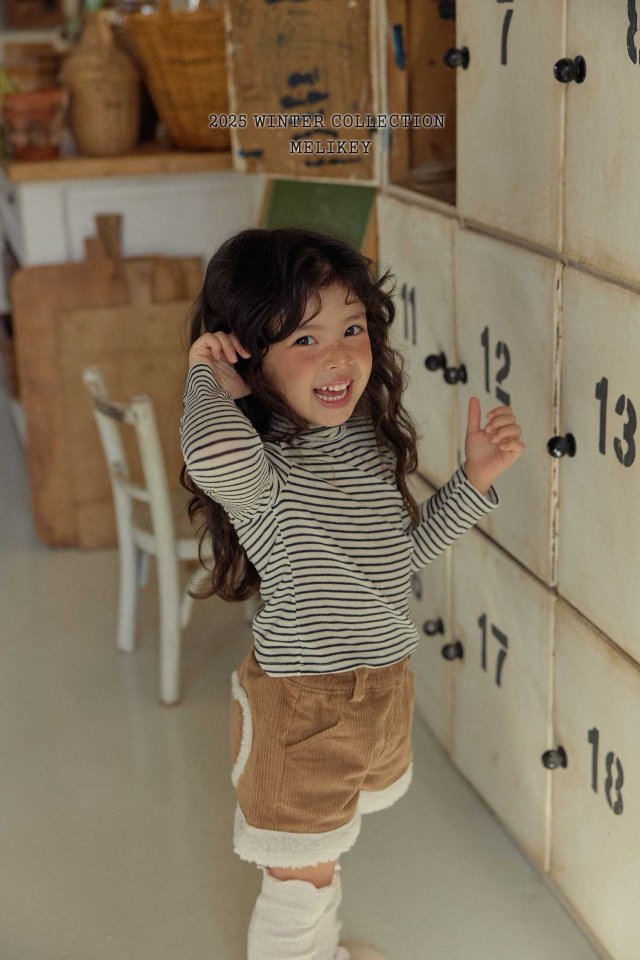 [melikey] Merry Stripe Turtleneck_2colors