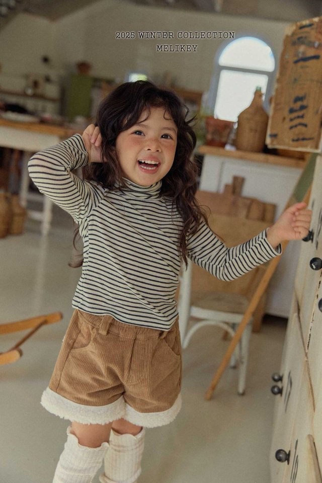 [melikey] Merry Stripe Turtleneck_2colors