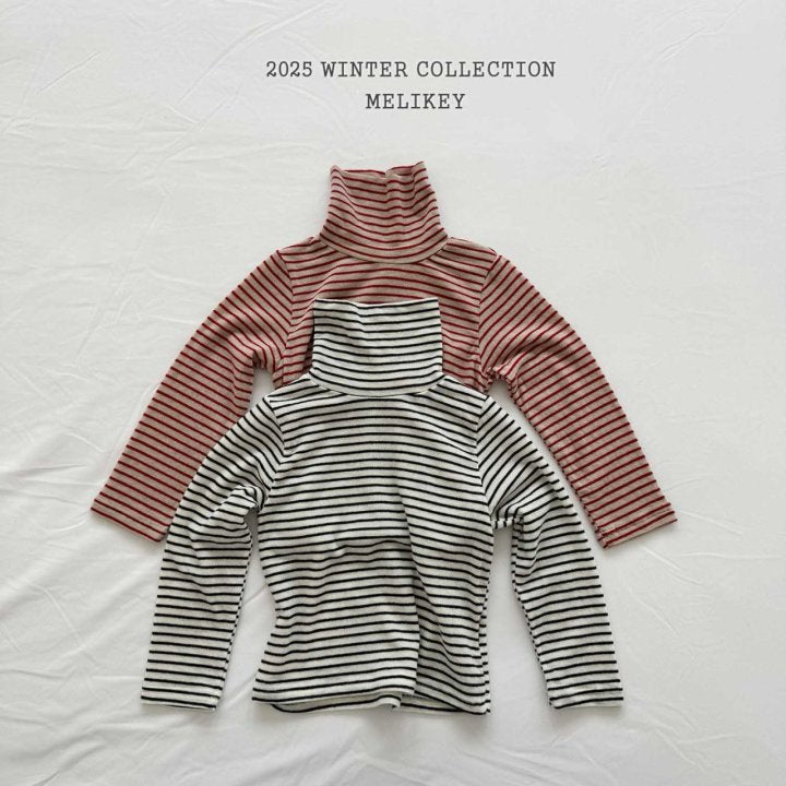 [melikey] Merry Stripe Turtleneck_2colors